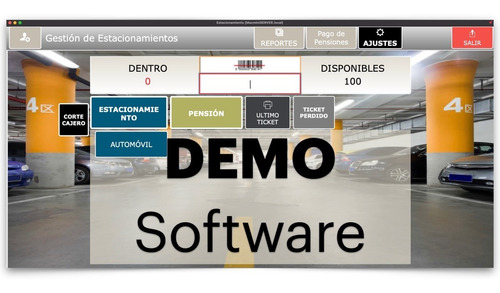 Demo, Cobro Estacionamiento Software Programa Autolavado