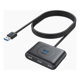 Adaptador Hub Usb 3.0 A 4 × Usb Alimentación Extra / Ugreen