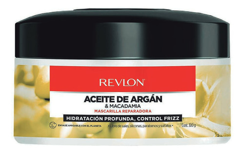 Crema De Masaje Revlon Aceite De Argán Y Macadamia 300ml