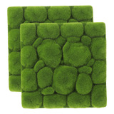 Fake Moss Pad Para Plantas Artificiales, 2 Unidades