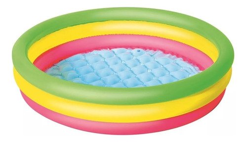 Piscina Inflable Redonda Bestway 51104 De 102cm X 25cm 62l V