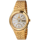 Relógio Orient Automático Masculino Em03-a0f B1kx Dourado