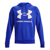 Polerón Hombre Rival Fleece Bi L Hd Azul Under Armour