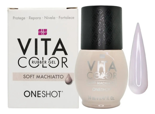 Vita Color Rubber Gel One Shot Con Vitaminas Y Calcio | MercadoLibre
