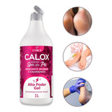 Calox Gel Amaciante De Calos Calosidades Spa Dos Pés 1 Litro