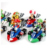 Mario Kart Carros Super Mario Bros Figura Carrito Colección