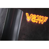 Vinil Wrap Automotriz Fibra De Carbono 4d Negro 1.52x1m