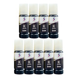 9 Tintas Negro Para Epson 544 Compatible L1250 L3250 L1210