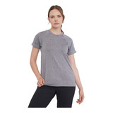 Polera Outdoor Mujer Textura M/c Negro Corona