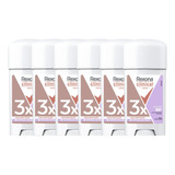 Kit 6 Desodorante Creme Rexona Clinical Fem Extra Dry 58g