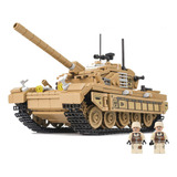 Minibuild Bloquear Soldados Y Tanques Challenger Militares