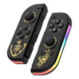 Controles Joy-con Genéricos Para Nintendo Switch Con Luz Rgb