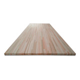 Tablero De Madera Maciza Placa Eucalipto 30mm Alistonada