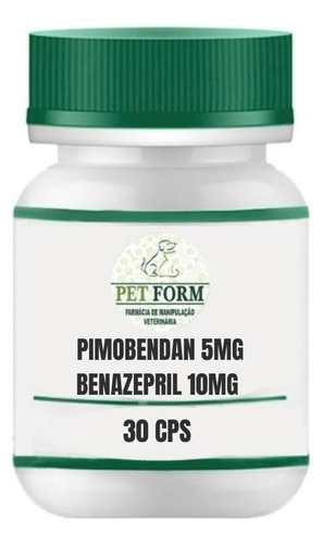 Pimobendan 5mg + Benazepril 10mg - 30 Mini Capsulas