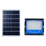 Foco Solar 300w + Panel Solar Y Control Remoto