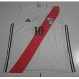 Camiseta Básquet River 2016 Blanca #10, Talle L