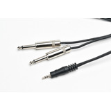 Cable Profesional Mini Plug A 2 Plug Mono Pro Audio 1,8 Mts