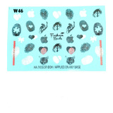 Sticker Al Agua Para Uña Fashion Nail W-46 Magickur