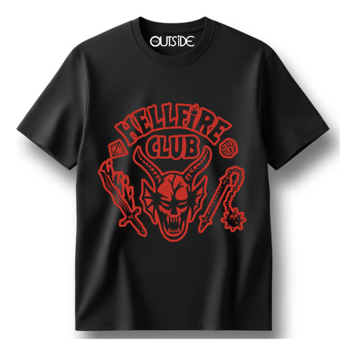 Playera Stranger Things 2 Hellfire Club T-shirt Unisex