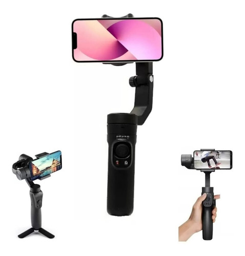 Estabilizador Imagem Camera Celular Gimbal Smartphone Tripé 
