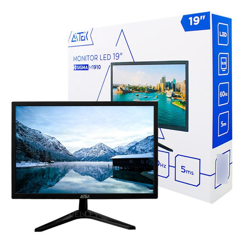 Monitor Tela 19'' Pc Led Full Hd Entrada Hdmi Vga 60hz