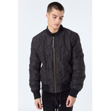 Campera Bomber Rupaul Negro Tascani