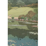 Lienzo Tela Hiroshi Yoshida Jardín Botánico 70x107cm