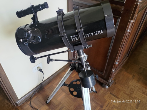 Telescópio Celestron 127 Eq Em Ótimo Estado, Caixa Original