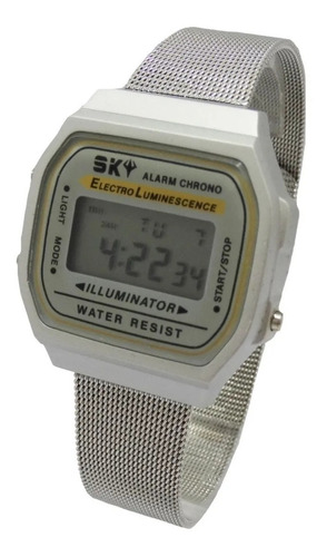 Reloj Feraud Skinny 81p Estilo Vintage Crono Alarma Garantía