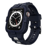 Malla Para Apple Watch Series 9 8 7 45mm/44mm/42mm Azul