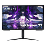Monitor Samsung S32ag32 Odyssey G3 Voltaje 100v/240v Color Negro