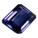 Alexandrita De 12.90 Ct Corte Esmeralda Sintética  