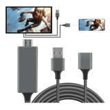 Adaptador Hdmi Convertidor Hdmi Celular Video Conector Tv 