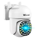 Cámara Exterior 3mp 28 Luces Ptz Audio Impermeable Mini Cctv