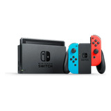  Nintendo Switch Standard - Rojo Neón, Azul Neón (con Juego)