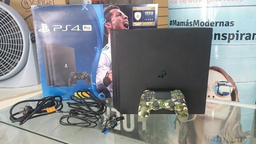 Ps 4 Pro 1tb + 4 Juegos + Camara Ps4 + Caja Y Accesorios