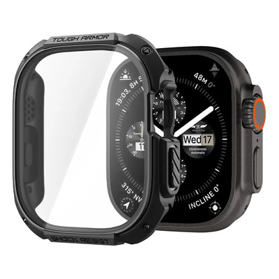 Funda Spigen Tough Armor Para Apple Watch Ultra 3/2/1 Negra