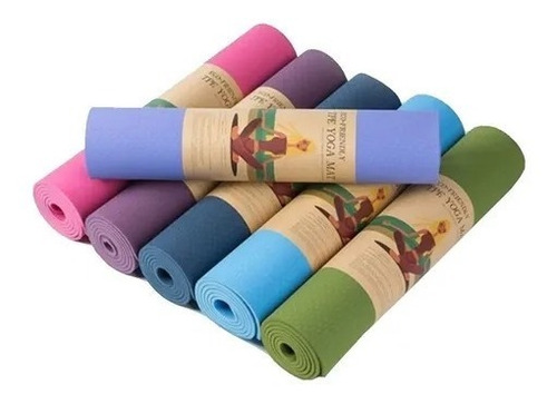 Mat Yoga Mat Colchoneta 6mm Tpe Importados