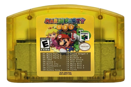 Mario Party 1 2 3 + 15 Juegos Nes Nintendo 64 N64 + Regal0
