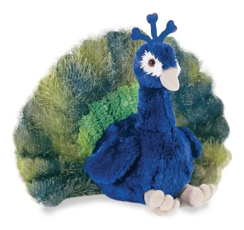 Peluches Aurora Flopsie Pavo Real Peacock Azul