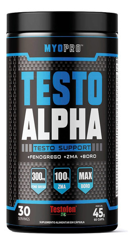 Testo Alpha Testosteronaa Caps Para Homens Original Zma