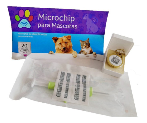 2x - Chip Microchip Para Mascotas - Animales Pequeños- 7mm