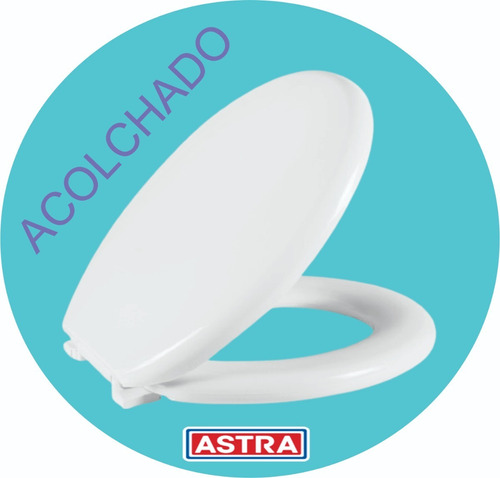 Tabla/asiento Inodoro Universal Acolchada / Astra