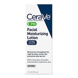 Cerave Loción Hidratante Facial Pm Ultra Ligero, Pm