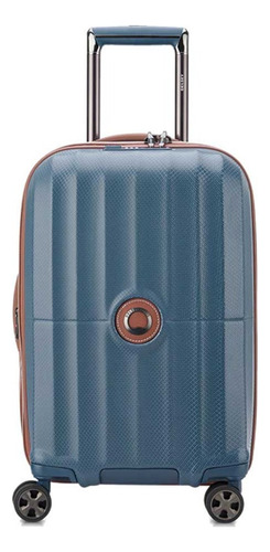 Valija Carry On Expandible Delsey St. Tropez Color Azul Marino