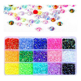 18000 Piezas (3,4,5 Mm) 5d Nail Rhinestone Diy Kit De Fondo 