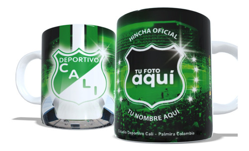 Pocillo Taza Mug Personalizado Deportivo Cali 