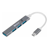 Hub Usb Type-c 4 Portas Usb 3.0 5 Gbps