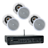 Kit Som Ambiente Slim 4100 Optical + 6 Cx Aran Redonda Jbl 