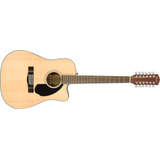 Fender Cd-60sce 12 String Dreadnought - Natural - Docerola